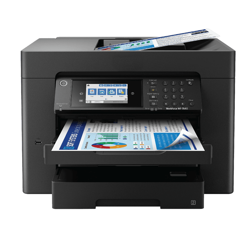 7840 Wide-Format Wireless Inkjet All-In-One Color Printer