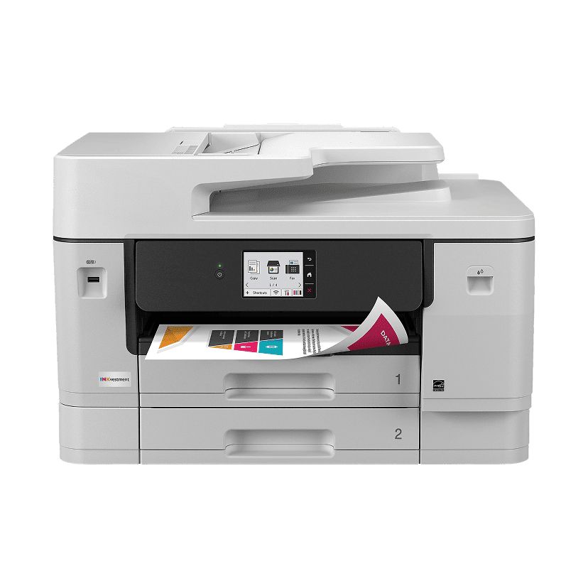 J6960DW Wireless Color Inkjet All-in-One Printer, 11”x17” capabilities, 3.5” Color